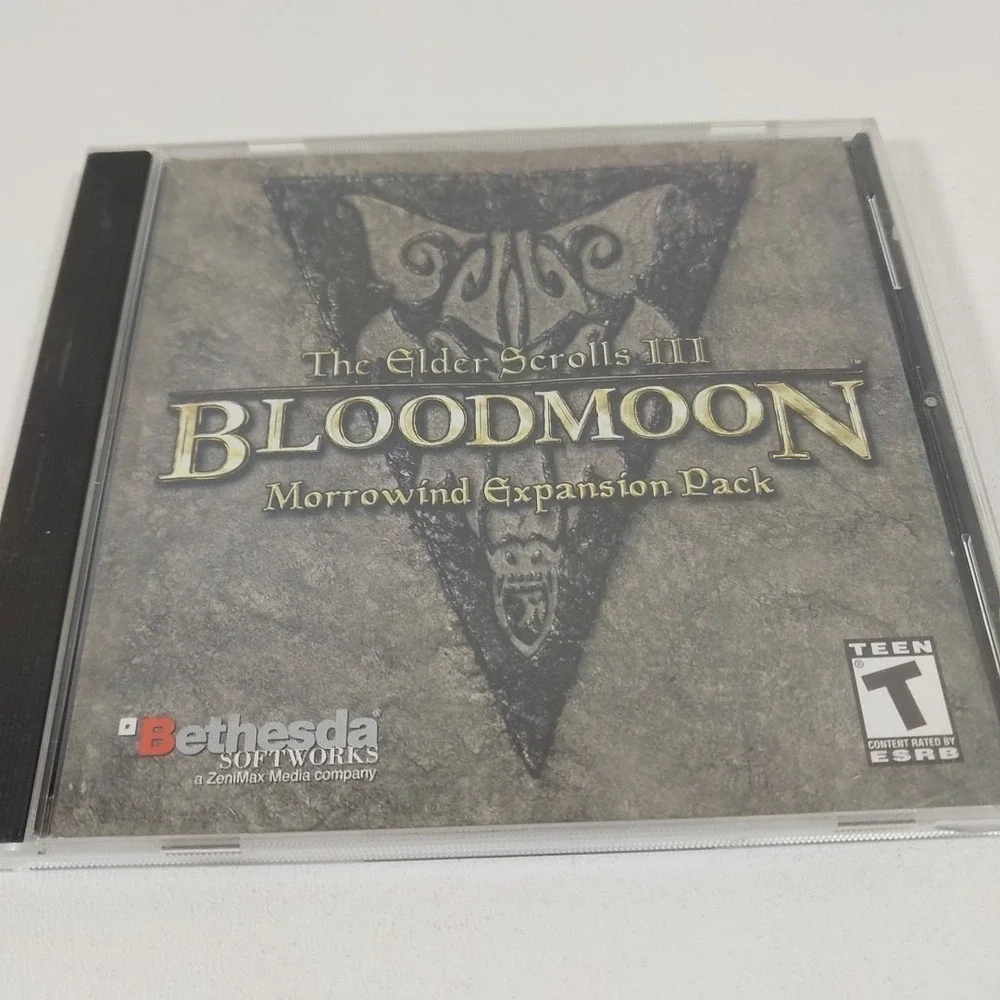 The Elder Scrolls III 3 Bloodmoon Morrowind Expansion‎ Pack CD 2003